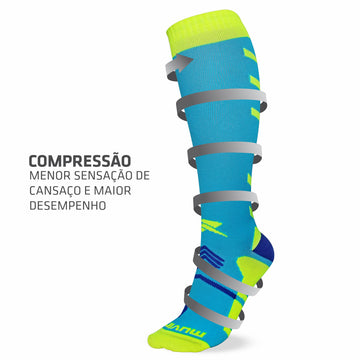 Meia Cano Longo de Compressão Arrow - Muvin - MCP-200